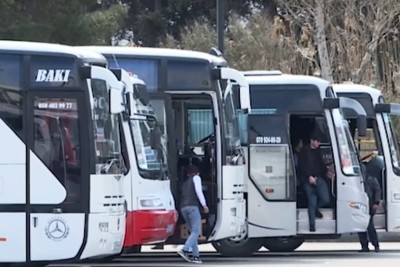Bakıdan regionlara daşınan sərnişinlərin sayı məlum olub