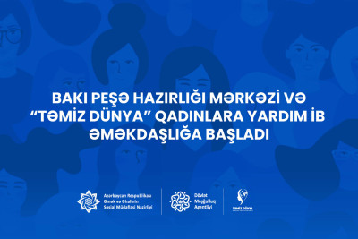 Paytaxtda sığınacaqda qalan qadınlar üçün dərzi kursları təşkil olunacaq