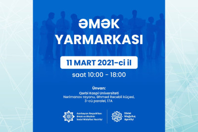 Bakıda işsizlərə əla fürsət: əmək yarmarkası keçiriləcək