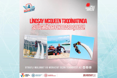 Bakı sahilində “Flyboard” şousu göstəriləcək