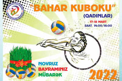 Bakıda voleybol üzrə “Bahar kuboku” keçiriləcək