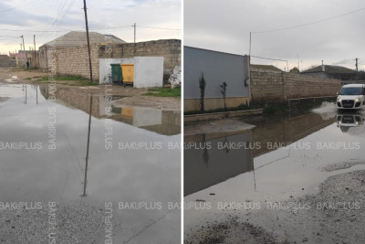 Buzovna qəsəbəsində kanalizasiya sistemi yoxdur