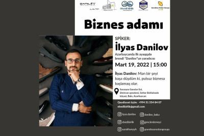 Bakıda Azərbaycanın ilk ayaqqabı brendinin yaradıcısı ilə görüş baş tutacaq