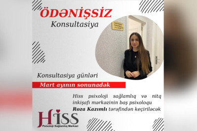 Bakıda uşaqlar üçün ödənişsiz psixodiaqnostika keçirilir