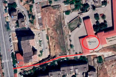 Xətai: Gəncə prospektində uçurumun yanından keçən yol