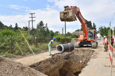 Xəzər və Sabunçu rayonlarında su təchizatı və kanalizasiya sistemləri yenidən qurulacaq