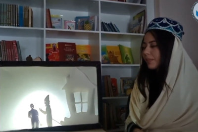 Səbail rayonu Mərkəzi Kitabxanasında tezliklə Kölgələr teatrı üslubunda tamaşa göstəriləcək