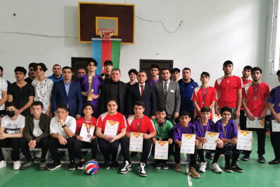 Suraxanı rayonunda məktəblər arasında voleybol turniri təşkil olunub