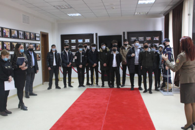 FHN-nin Akademiyasında paytaxt məktəbliləri üçün ekskursiya keçirilib