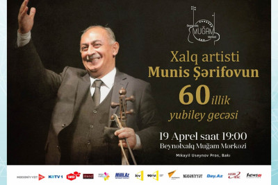 Muğam Mərkəzində Xalq artisti Munis Şərifovun 60 illik yubileyi qeyd olunacaq