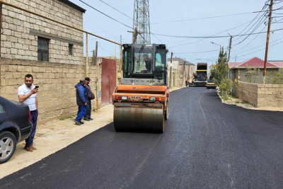 Bakıda şəhidin adını daşıyan küçə təmir olunur