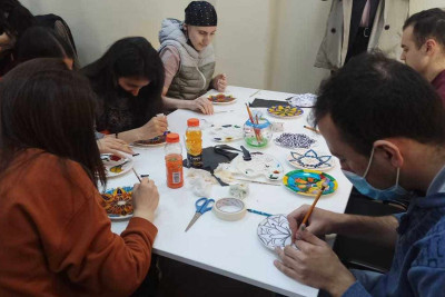 Beynəlxalq ictimai təşkilatlarının nümayəndələri Mədəniyyət və İncəsənət Peşə Mərkəzini ziyarət ediblər