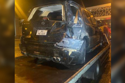 Bakıda yük maşını minik avtomobillərinə çırpılıb