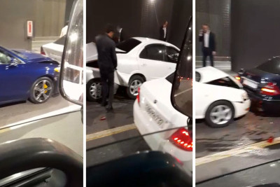 Ziya Bünyadov prospektində zəncirvari qəza baş verib