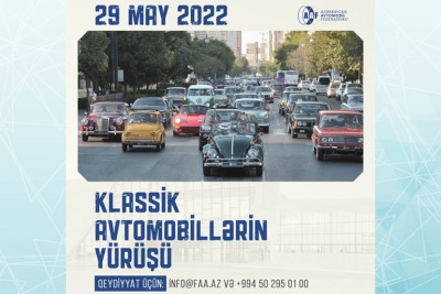 Bakıda retro avtomobillərin yürüşü olacaq