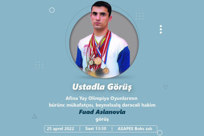 Bakıda Afina Yay Olimpiya Oyunlarının bürünc mükafatçısı ilə görüş keçiriləcək