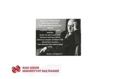 5 nömrəli uşaq incəsənət məktəbində Fikrət Əmirovun 100 illik yubileyi qeyd olunacaq