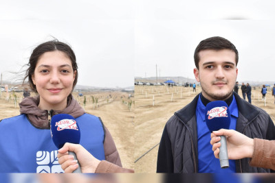 Xocəsəndə “Yaşıl Marafon 2022” kampaniyasına könüllülər də qoşulub
