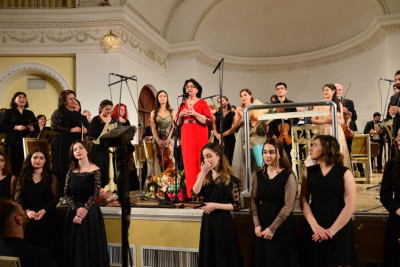 Xalq artisti Zəhra Quliyevanın yubileyi Azərbaycan Dövlət Akademik Filarmoniyasında qeyd edilib