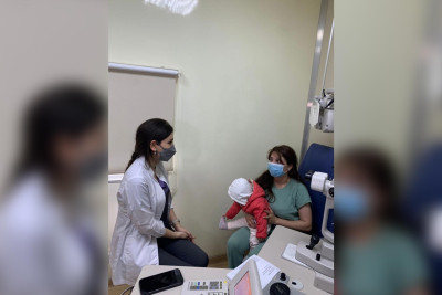 Xəzər rayonu: Zərifə Əliyeva adına Milli Oftalmologiya Mərkəzi səyyar müayinə aksiyası keçirib