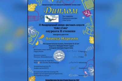 Paytaxt musiqi məktəbinin şagirdləri ölkəmizi layiqincə təmsil ediblər