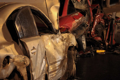 Ağ şəhər bulvarının yaxınlığında avtoxuliqan qəza törədib