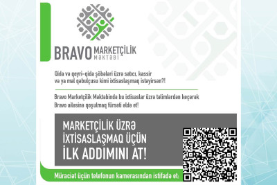 Bakıda Bravo Marketlərdə müxtəlif peşələr üzrə təlimlərə start verilir