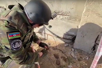 Xəzər: Şüvəlan qəsəbəsində 4 ədəd qumbara tapılıb