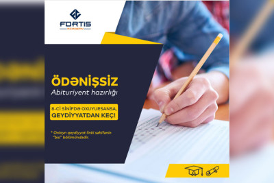 Ödənişsiz abituriyent kurslarına qeydiyyat aparılır