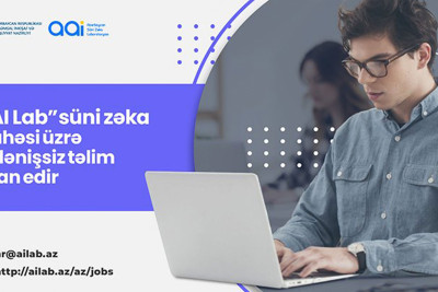 Süni intellekt sahəsində ödənişsiz təlim və təcrübə proqramına start veriləcək