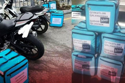 “Wolt” şirkətinin kuryerləri etiraz olaraq mobil proqramını dondurublar