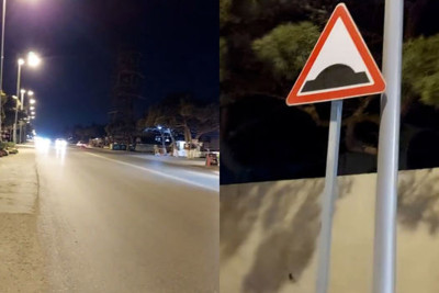 Paytaxtda yol nişanı quraşdırılıb: nişanı sürücülərdən başqa hər kəs görür - YENİLƏNİB