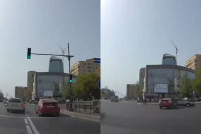 Bakıda yol qaydalarını pozan sürücülər qəza törədiblər