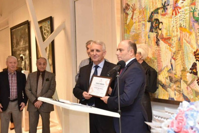 Bakıda Xalq rəssamı Cəlil Hüseynovun 65 illiyinə həsr olunmuş sərgi açılıb