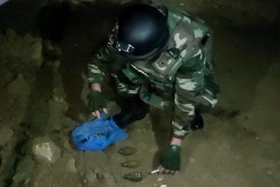 FHN əməkdaşları Bakıda tapılmış 3 ədəd qumbaranı zərərsizləşdirib