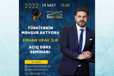 Bakıda Erhan Ufak sevənləri ilə görüşəcək