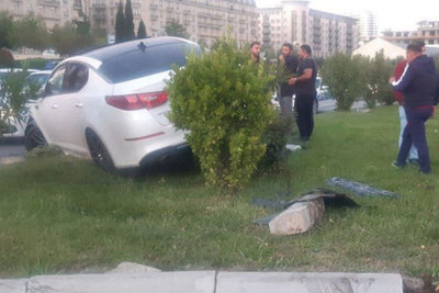 Xətai rayonunda yol qəzası baş verib