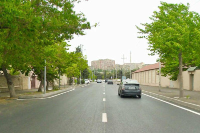 Bakıxanov qəsəbəsində daha bir küçə təmir olunaraq sakinlərin istifadəsinə verilib