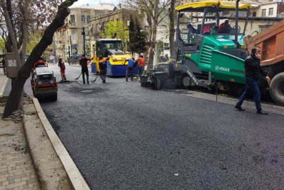 Bakının əsas prospektlərindən biri təmir edilib