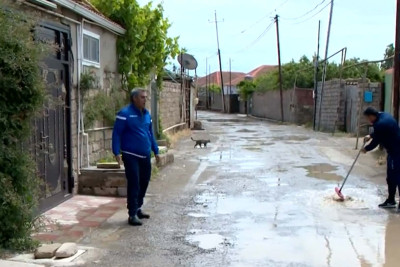 Sabunçu rayonunda mərkəzi kanalizasiya şəbəkəsinin olmaması yerli sakinlərin narazılığına səbəb olub