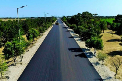 Xəzər: Qala-Şüvəlan avtomobil yolunda təmir-bərpa işləri aparılır