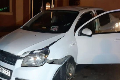 Nəsimi rayonunda yol qəzası baş verib