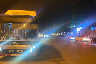 Nərimanov: “BakuBus”-ın avtobusu piyadanı vurub