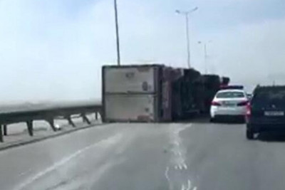 Bakıda sürücü qəza nəticəsində qolunu itirib