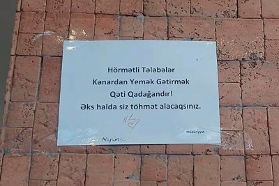 Universitetə yemək gətirən tələbələr töhmət alır?