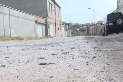 Bülbülədə əksər yollar asfaltlansa da, bu küçədə işlər aparılmayıb