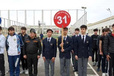 Paytaxt məktəbliləri arasında keçirilən yarışın qalibləri bəlli olub