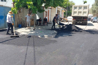 Bakıda yollarının təmir işləri davam edir