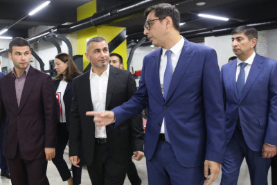 Bakıda Qurban Qurbanovun "My Class" fitnes klubunun açılışı olub