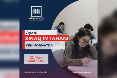 Müəllim işinə qəbul olmaq istəyənlər üçün sınaq imtahanı keçiriləcək